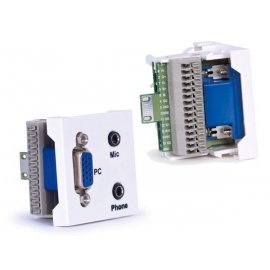 Panel conector VGA + 2...