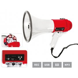 Megafono de 10W reproductor...