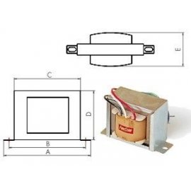 Transformador de linea 100V...