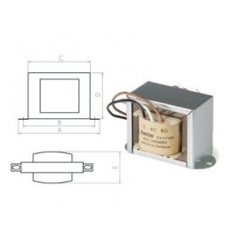 Transformador de linea 100V...