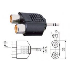 Adaptador Jack 3.5 macho...