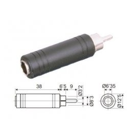 Adaptador RCA macho a Jack...