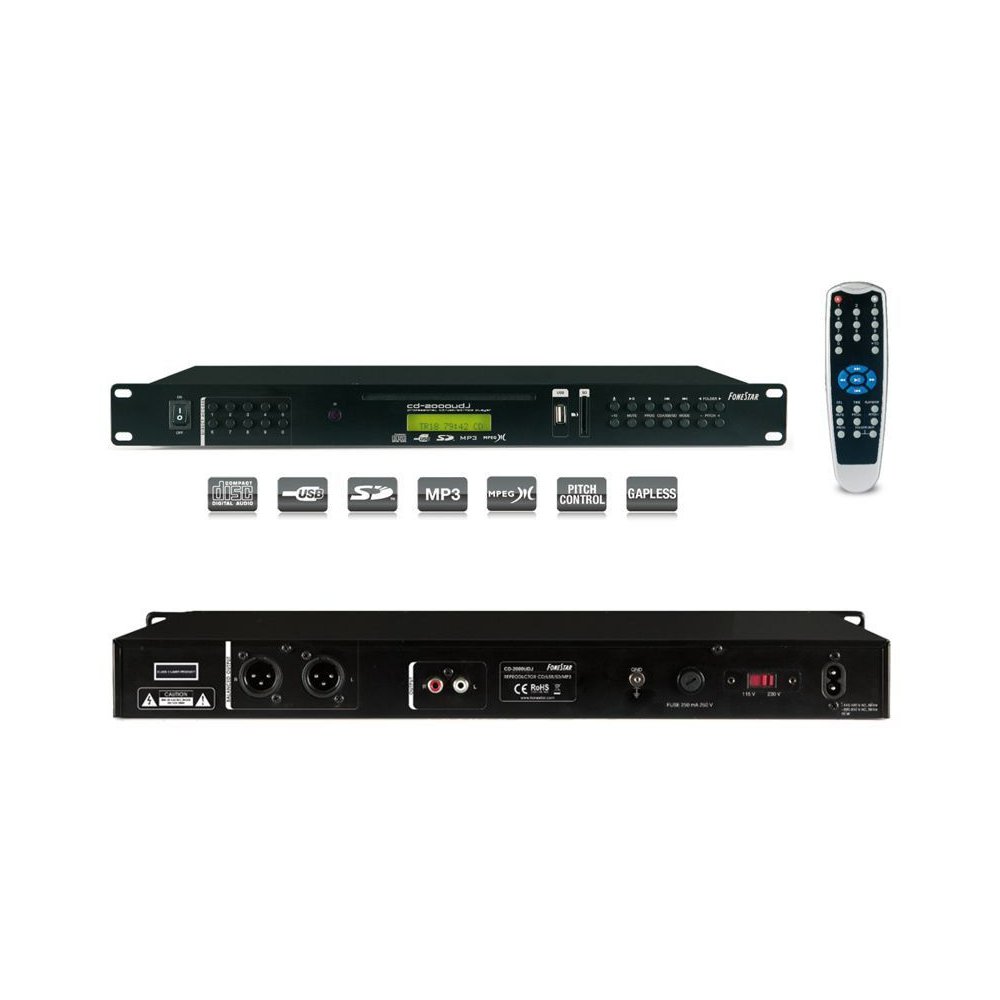 Reproductor CD/USB/SD