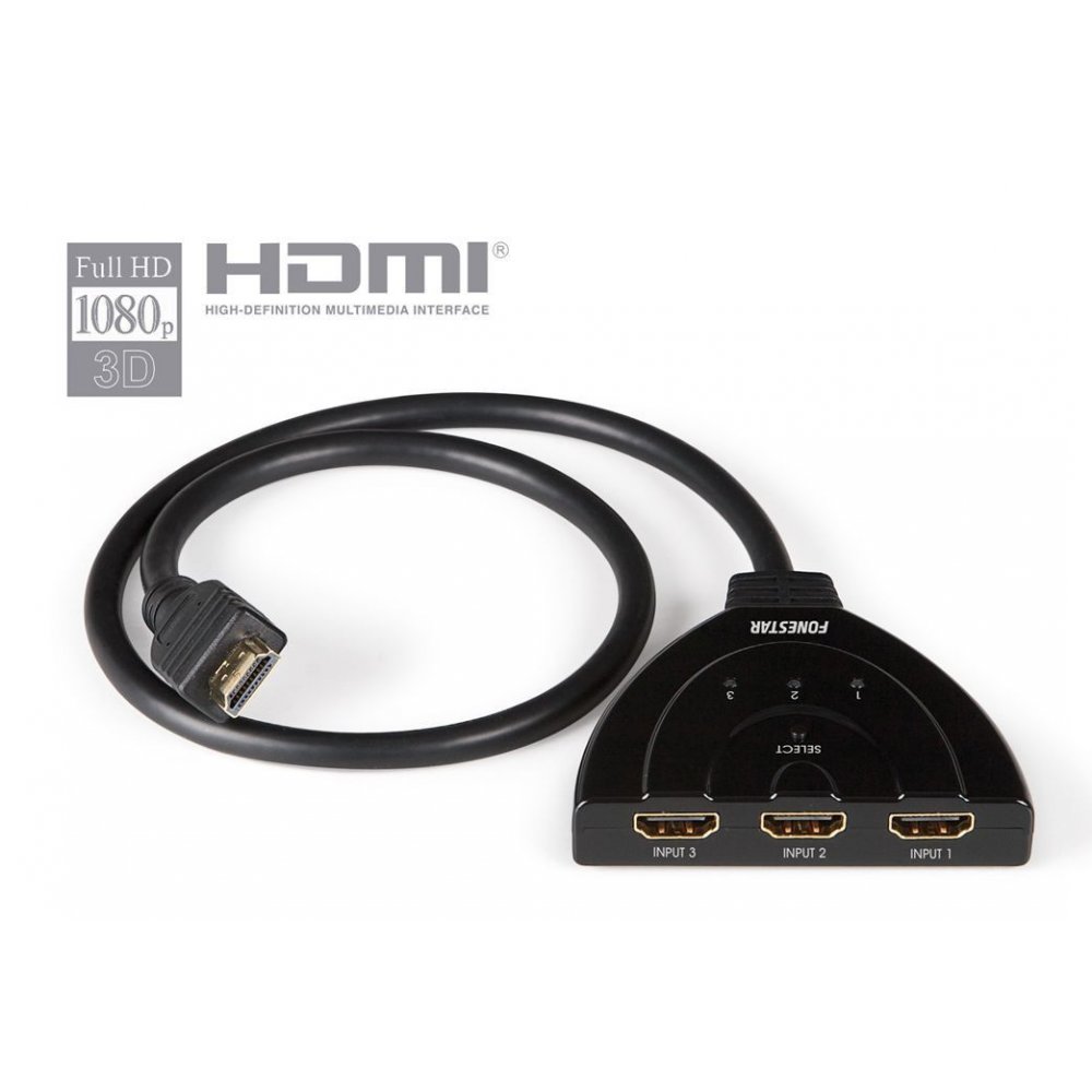 Selector HDMI 3in-1out / 1in-3out