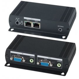 Prolongador VGA por CAT5 SHE VE02AL-2