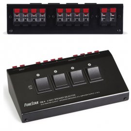 Selector de altavoces CB-4 Fonestar