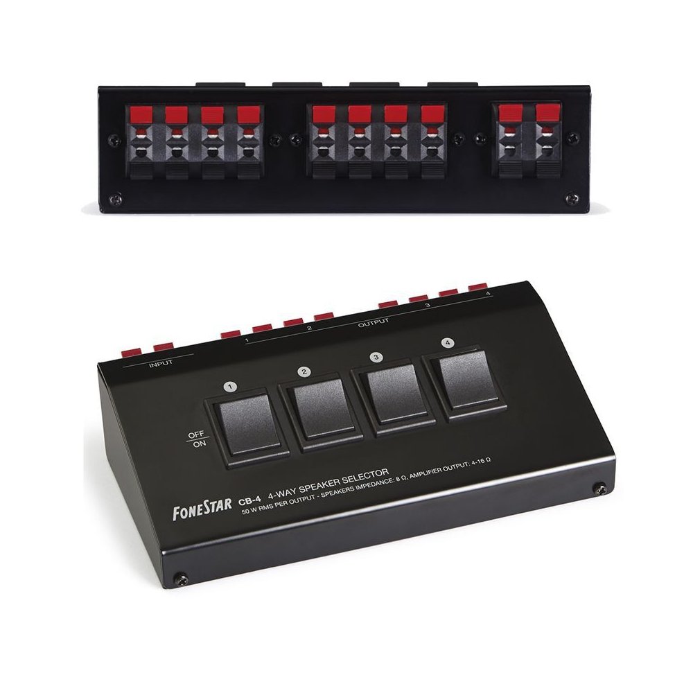 Selector de altavoces CB-4 Fonestar