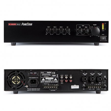 Amplificador de megafonia MA-66 Fonestar