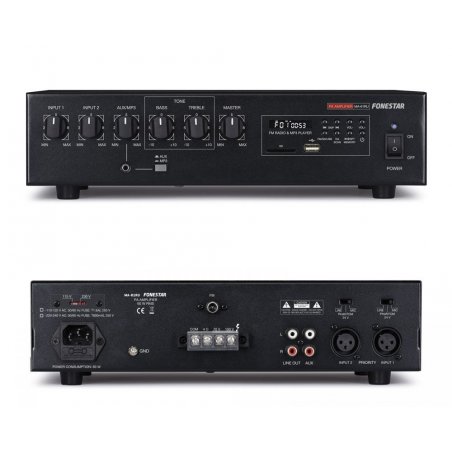 Amplificador de megafonia  Fonestar MA-61RU
