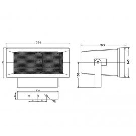 Proyector de Sonido WORK WHS 45S