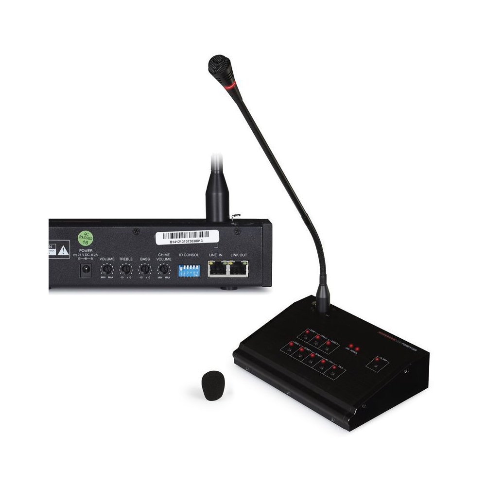Microfono selector de zonas M-203 Fonestar