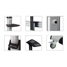 Soporte de suelo para TV STS-4064P Fonestar