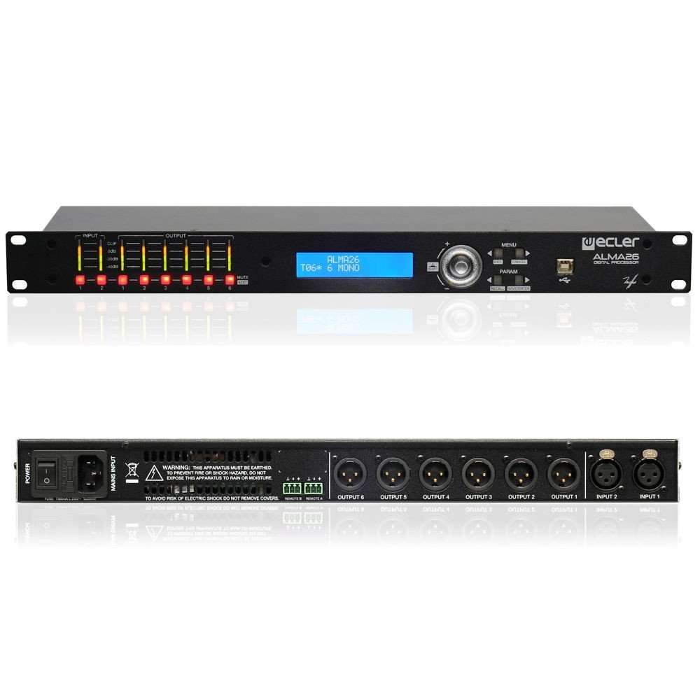 Crossover digital Ecler ALMA26