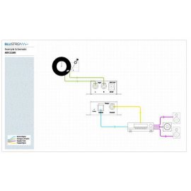 Convertidor de audio Blustream ADC11AU