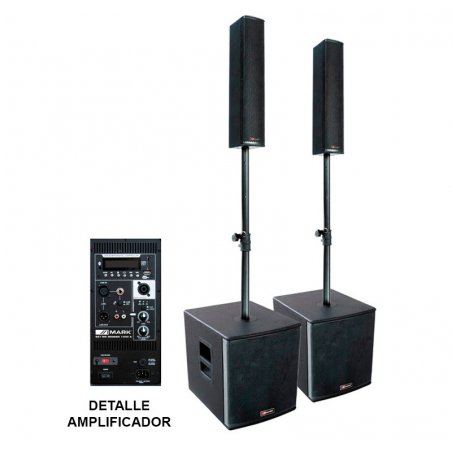 Pack autoamplificado Mark SET MK BIGMAN 1000 A
