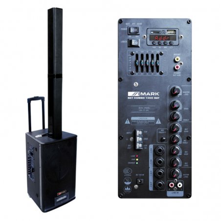 Pack autoamplificado con bateria Mark SET COMBO 1000 BAT