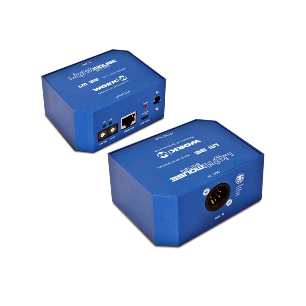 Conversor DMX a Artnet Work LM 3E