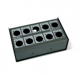 Caja metálica para 10 conectores WORK XLR 8
