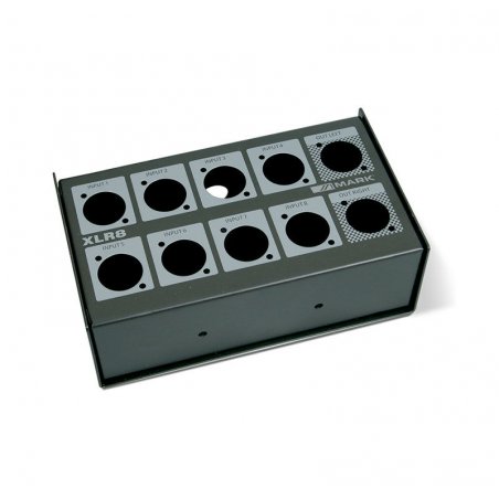 Caja metálica para 10 conectores WORK XLR 8