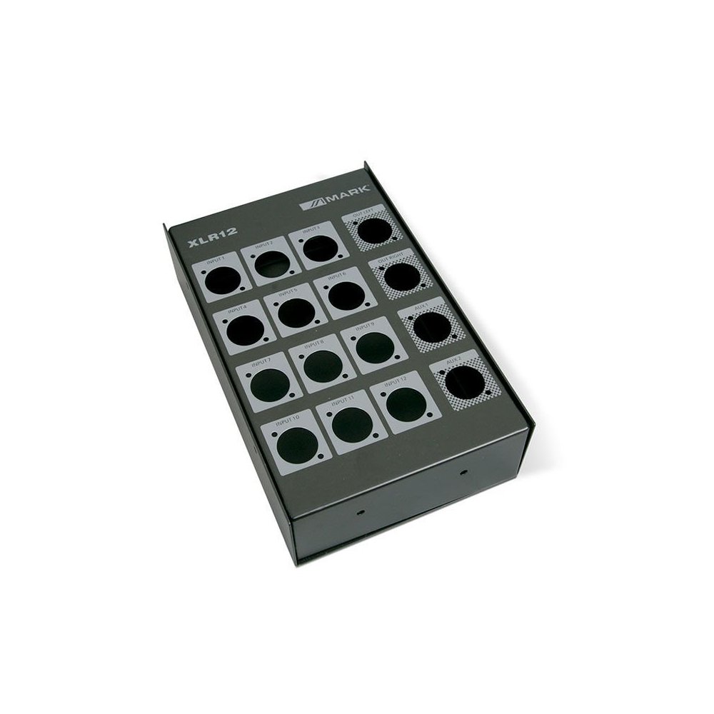 Caja metálica para 16 conectores WORK XLR 12