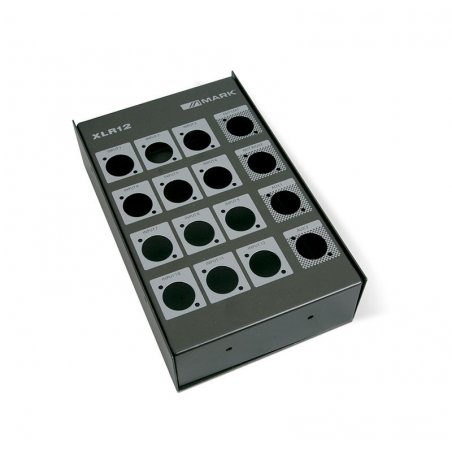 Caja metálica para 16 conectores WORK XLR 12