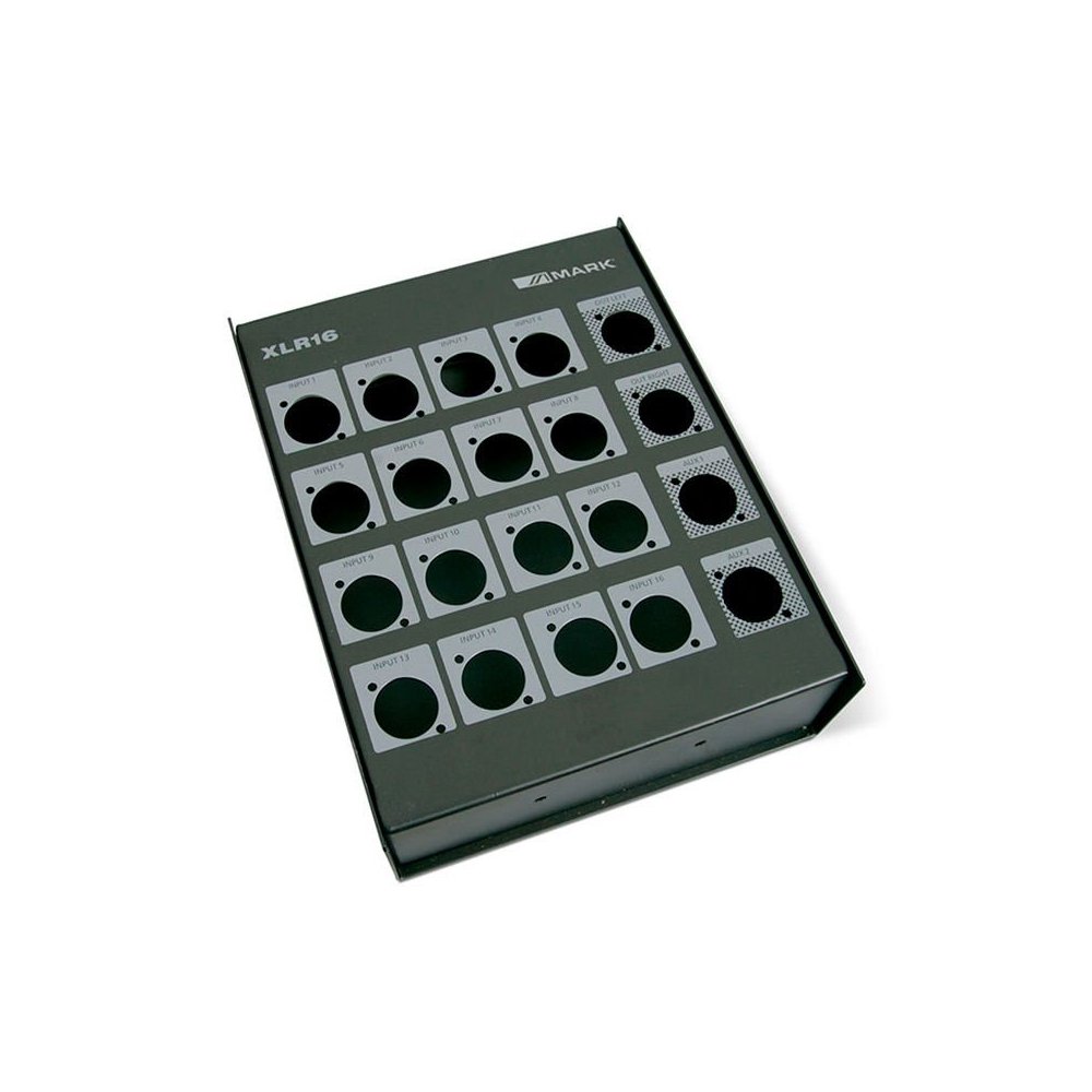 Caja metálica para 20 conectores WORK XLR 16
