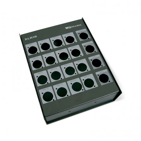 Caja metálica para 20 conectores WORK XLR 16