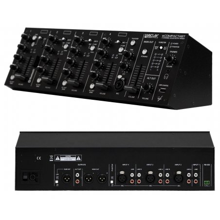 Mezclador 4 canales Bluetooth Ecler eCompact 4BT