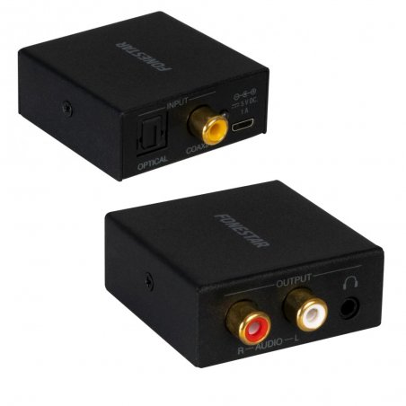 Convertidor de audio Digital a Analogico Fonestar FO-38DAH