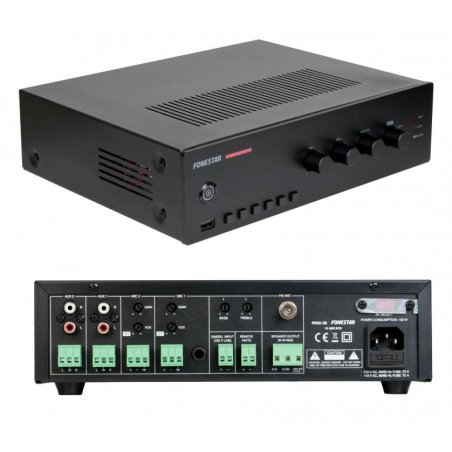 Amplificador de megafonia  30w reproductor MP3/FM Fonestar PROX-30