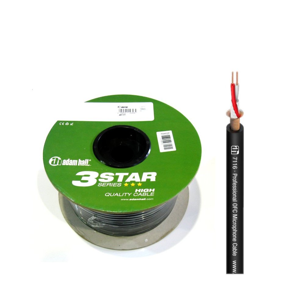 Cable de Microfono balanceado 2x0.22mm