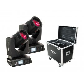 Set de 2 Cabezas Móviles + Rack MARK BEAM 198