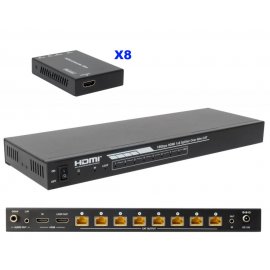 Distribuidor HDMI 1in- 8out CAT6 Fonestar FO-22CAT8
