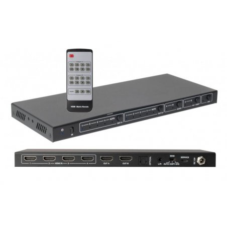 Matriz de conmutacion HDMI 4inx2out Fonestar FO-14M42E