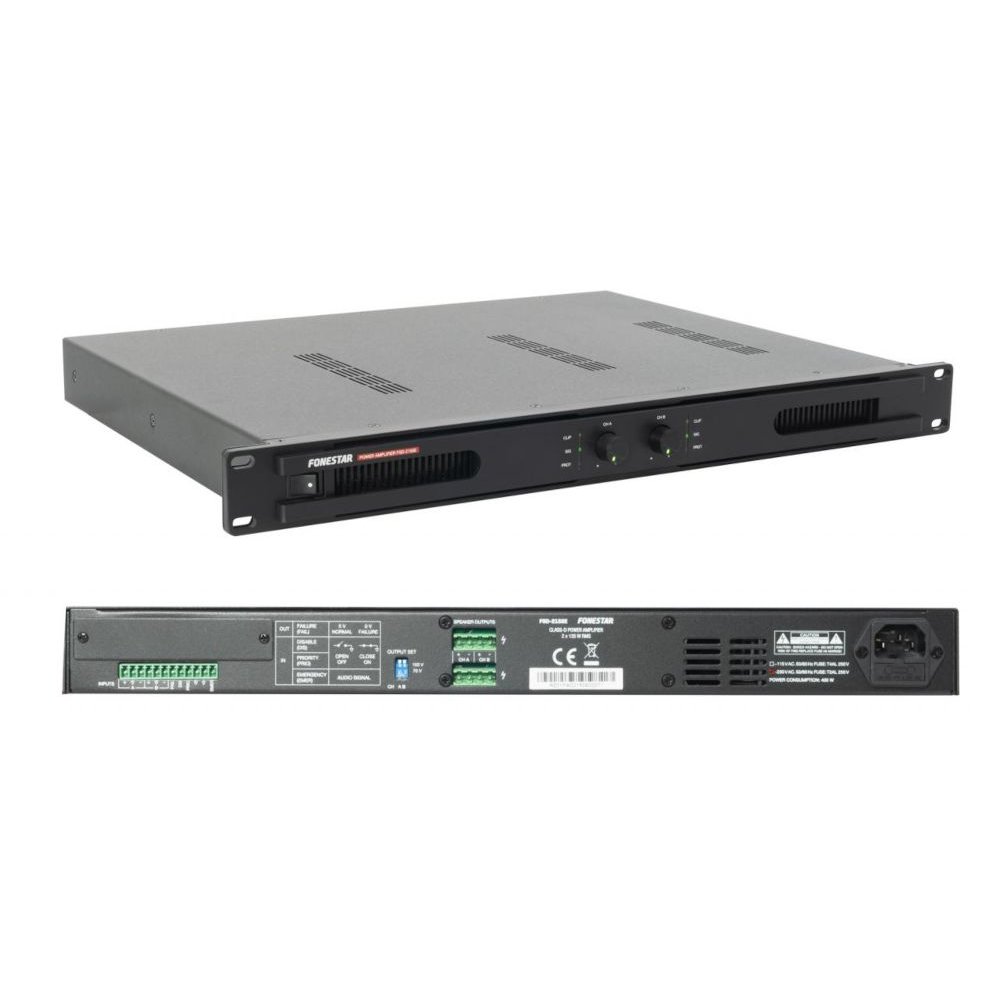 Etapa de Megafonia 2x135W Fonestar FSD-2150E