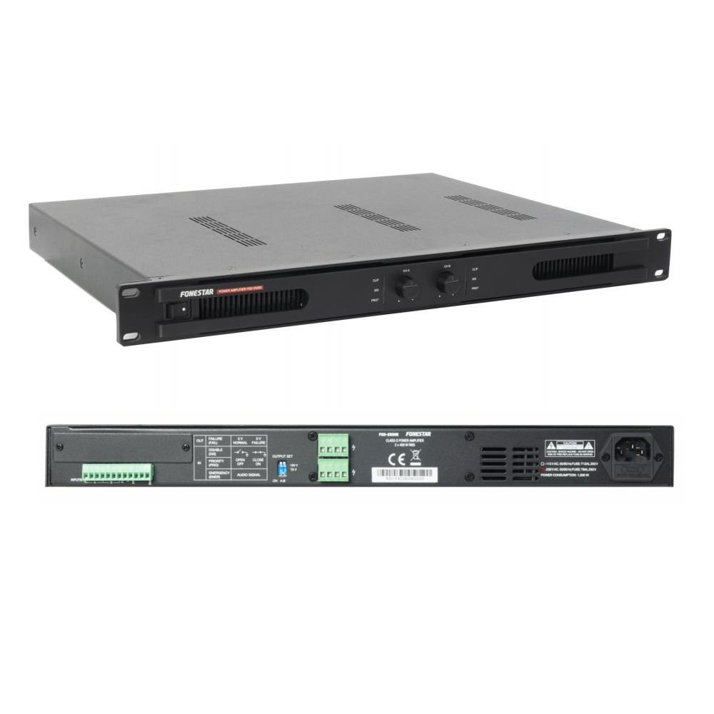 Etapa de Megafonia 2x400W Fonestar FSD-2500E