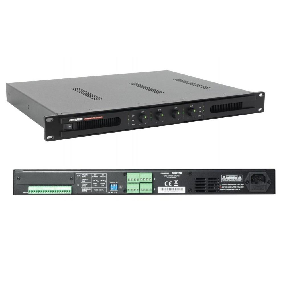 Etapa de Megafonia 4x400W Fonestar FSD-4500E