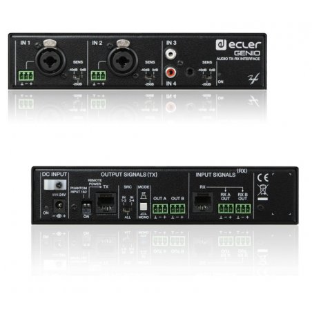 Emisor/Receptor de audio por cable CAT6 Ecler GENIO