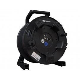 Cable audio y alimentación con enrollador MARK M DRUM XS 100/2